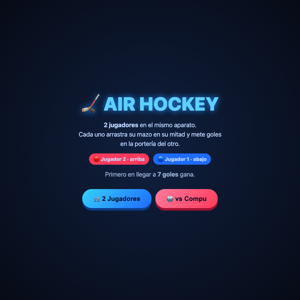 Captura de Air Hockey