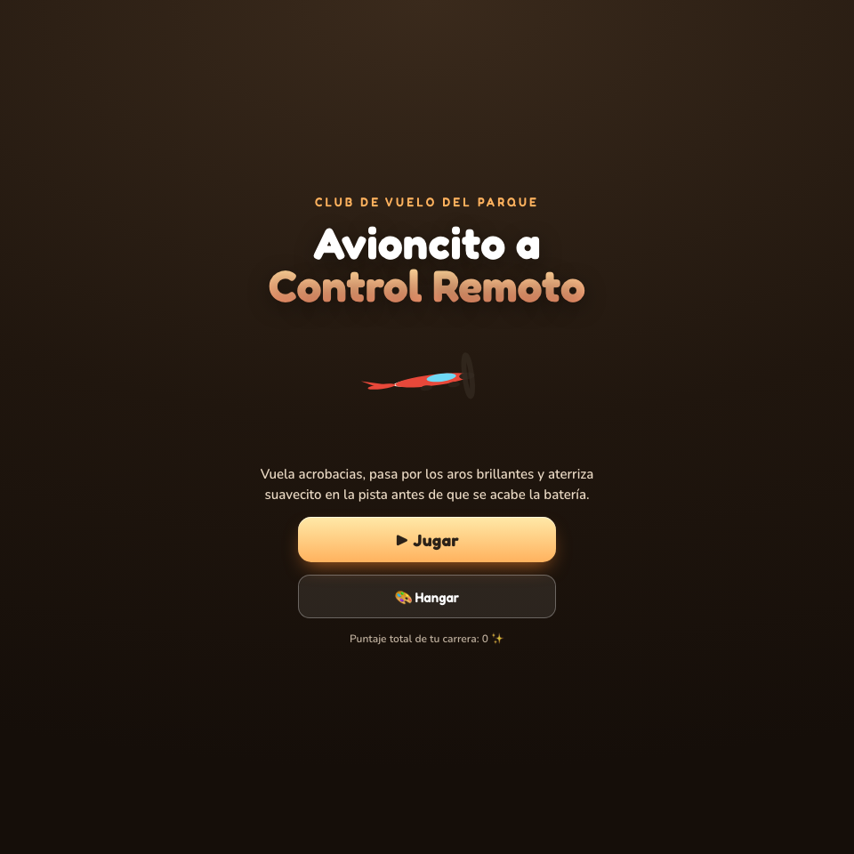 Captura de Avioncito a Control Remoto