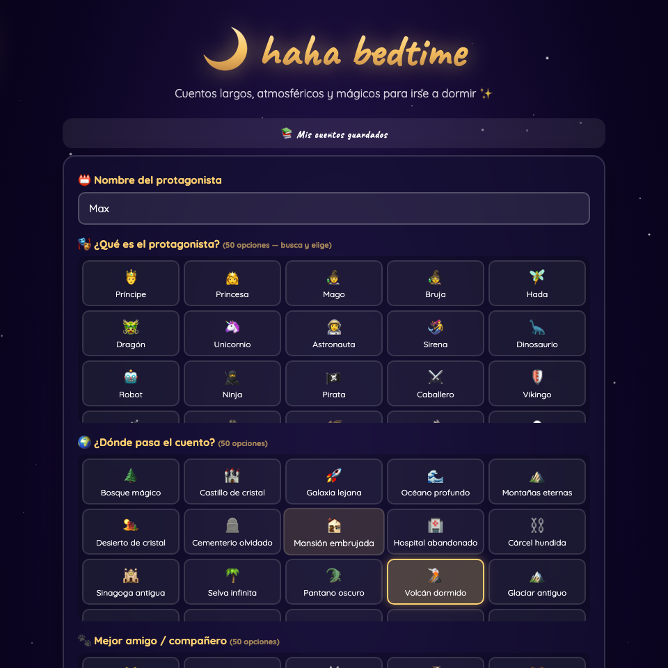 Captura real del juego Bedtime Magic en Elias Arcade