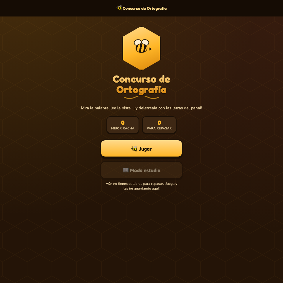 Captura de Concurso de Ortografía