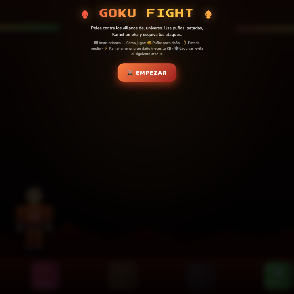 Captura de Goku Fight