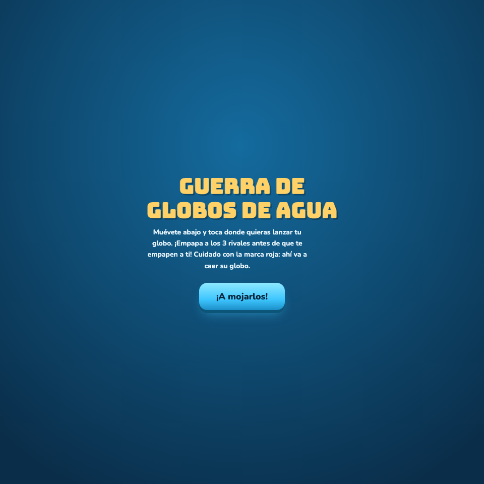 Captura de Guerra de Globos de Agua