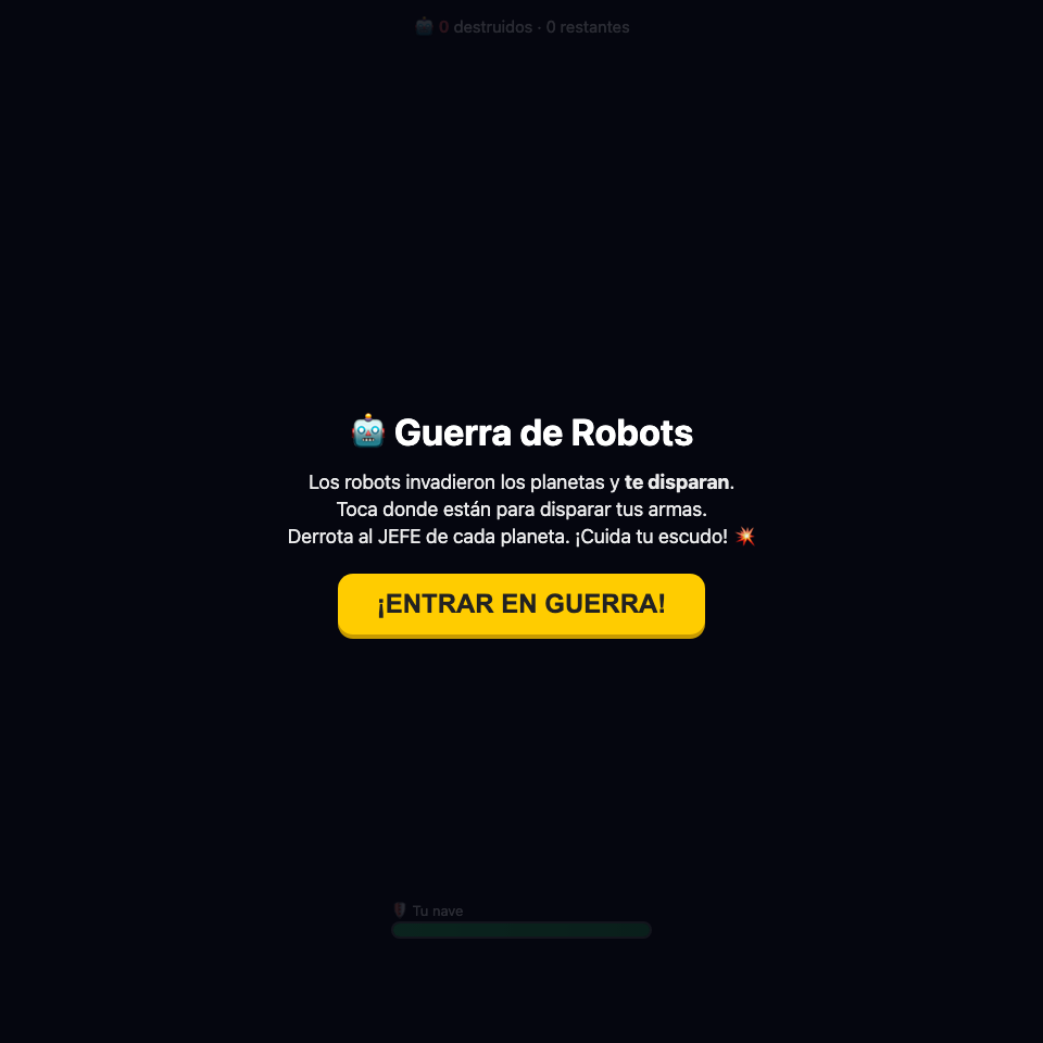 Captura de Guerra de Robots