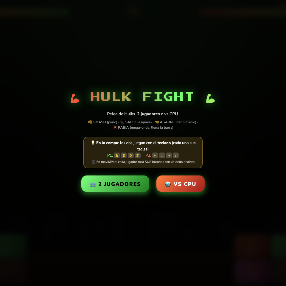 Captura de Hulk Fight