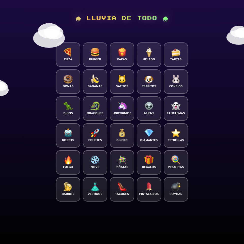 Captura de Lluvia de TODO