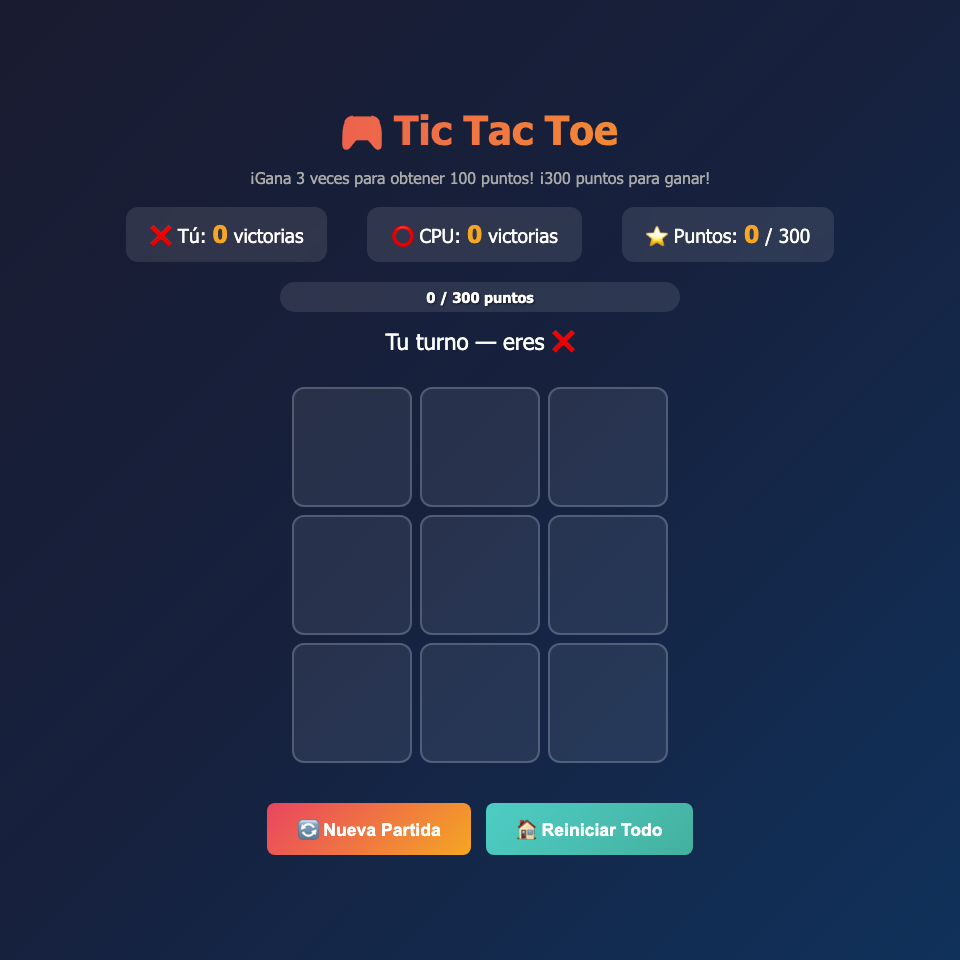 Captura de Tic Tac Toe