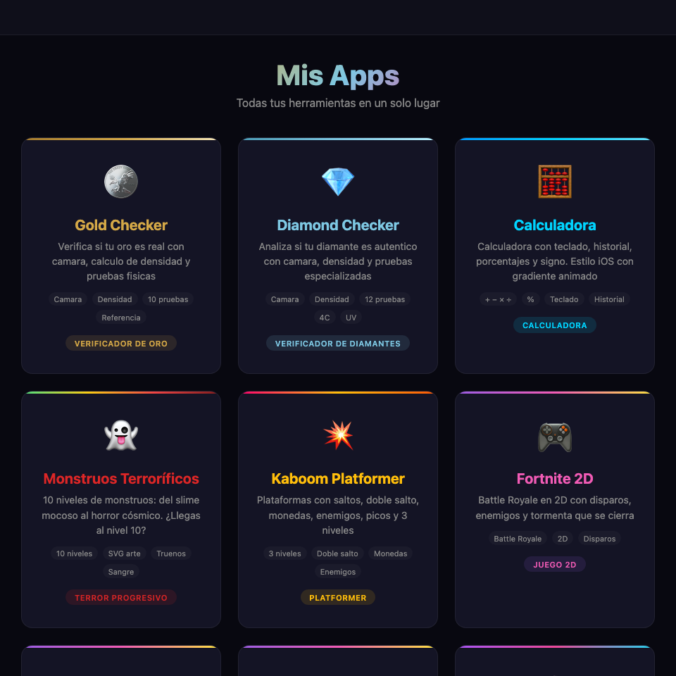 Captura real del juego Mis Apps en Elias Arcade