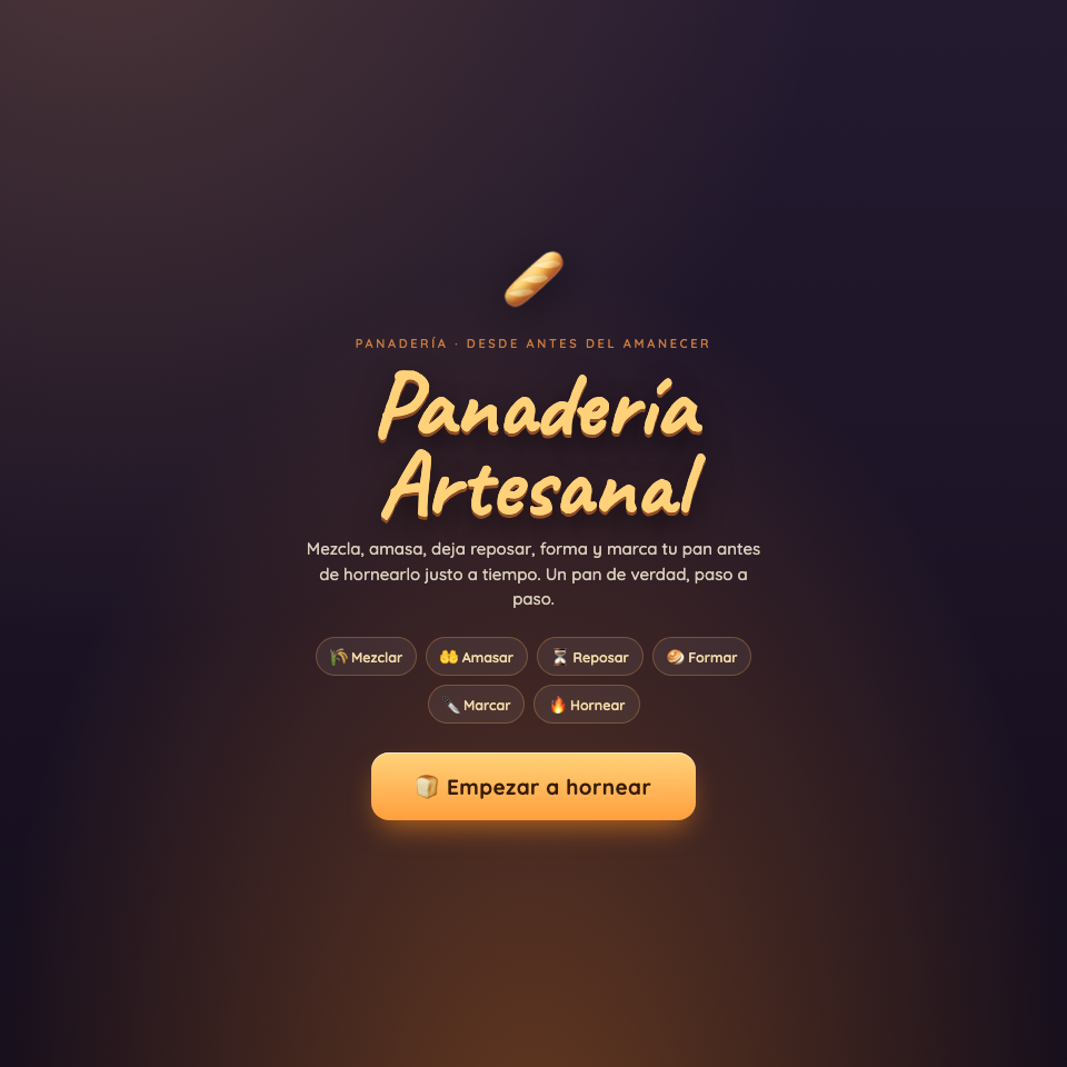 Captura de Panadería Artesanal