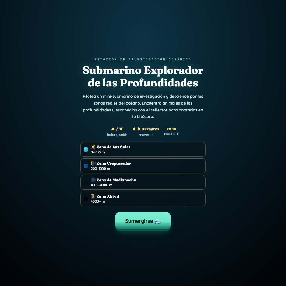 Captura de Submarino Explorador de las Profundidades