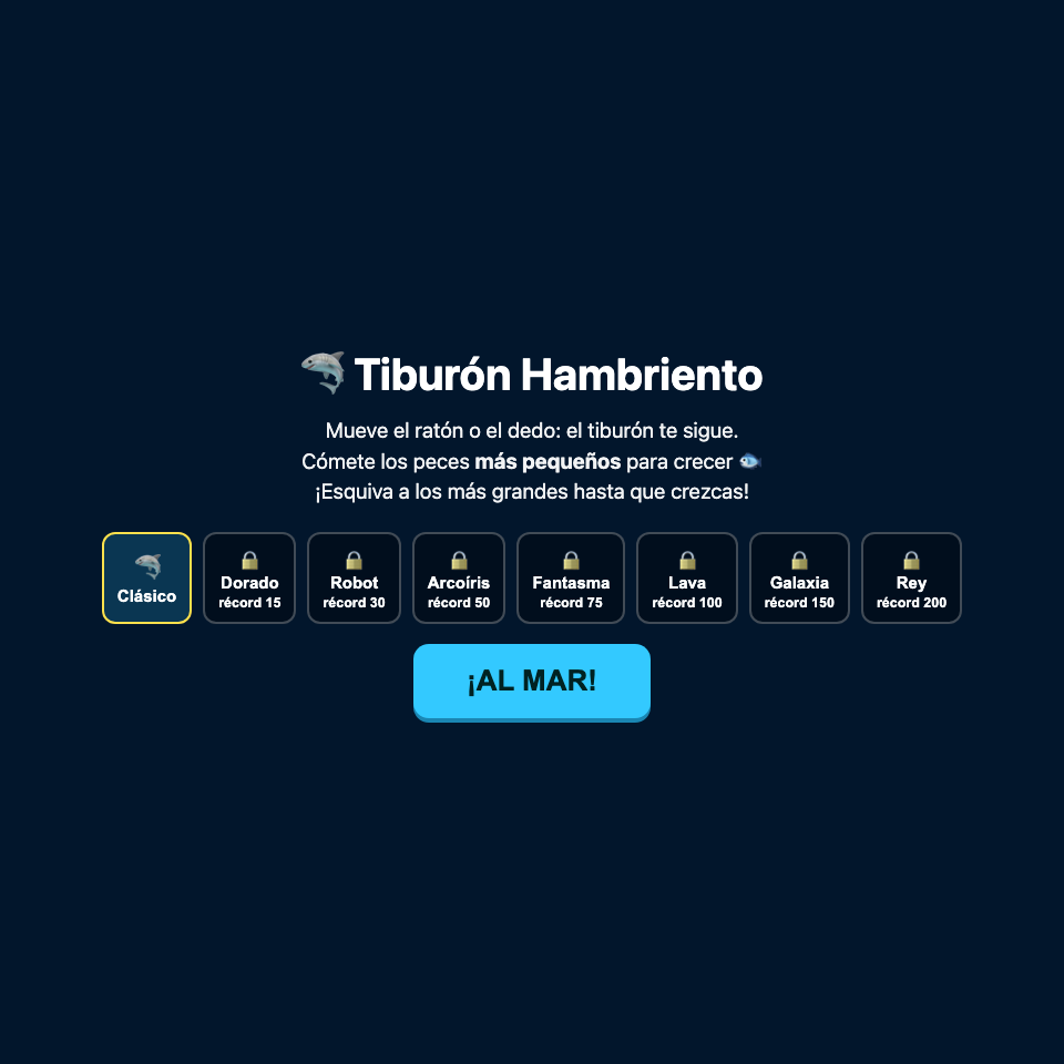 Captura de Tiburón Hambriento